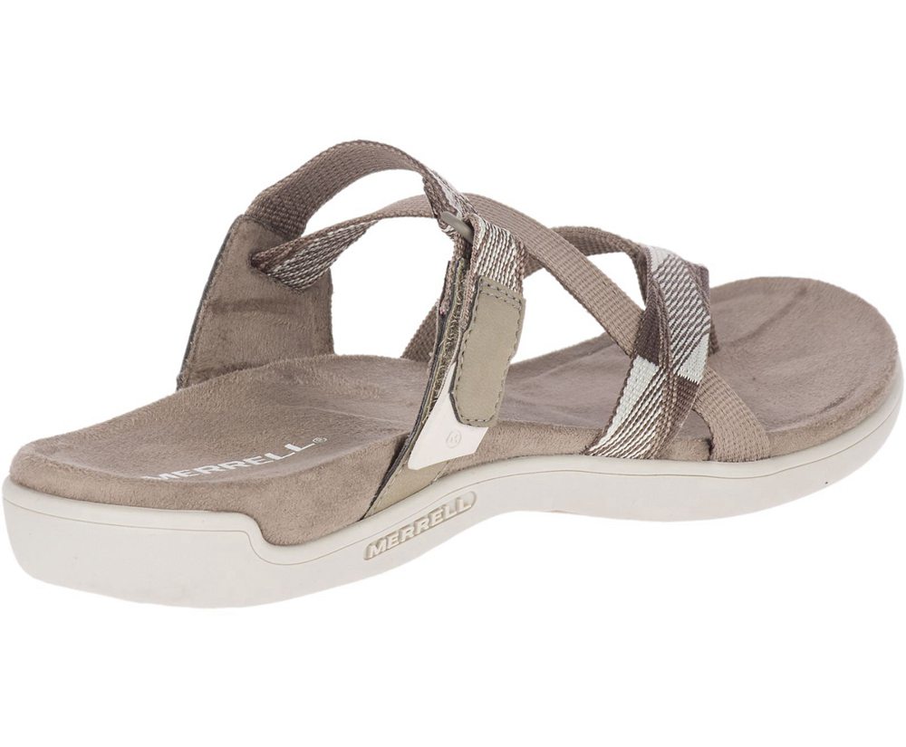 Merrell Sandals Grey - District Mendi Thong - Womens 05QSWFUZK